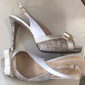 Kate spade glitter heels